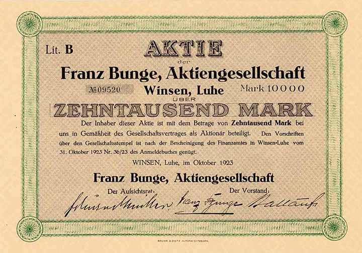 Franz Bunge AG