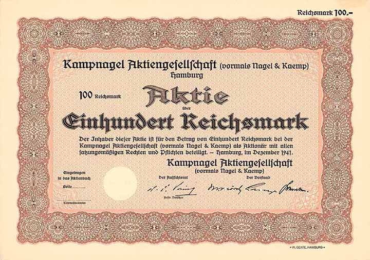 Kampnagel AG (vormals Nagel & Kaemp)