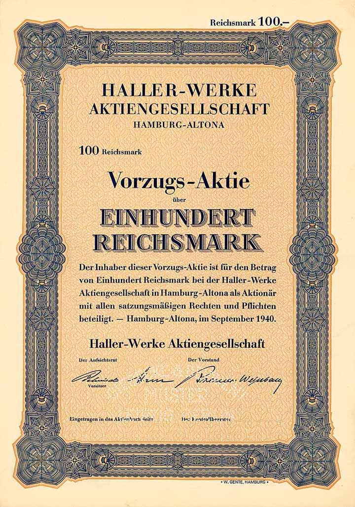 Haller-Werke AG