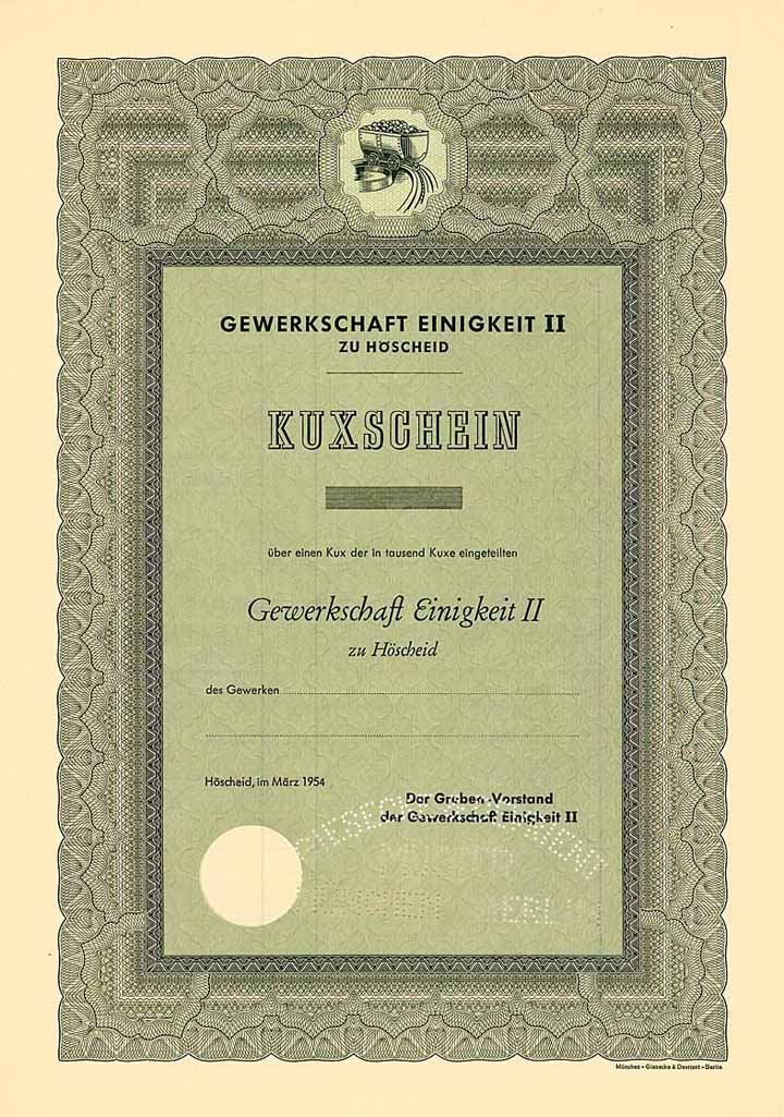 Gewerkschaft Einigkeit II