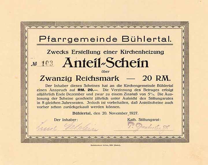 Pfarrgemeinde Bühlertal