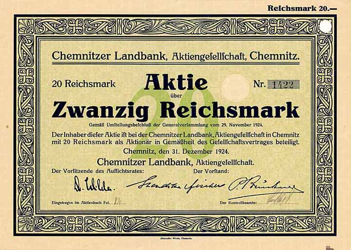 Chemnitzer Landbank AG