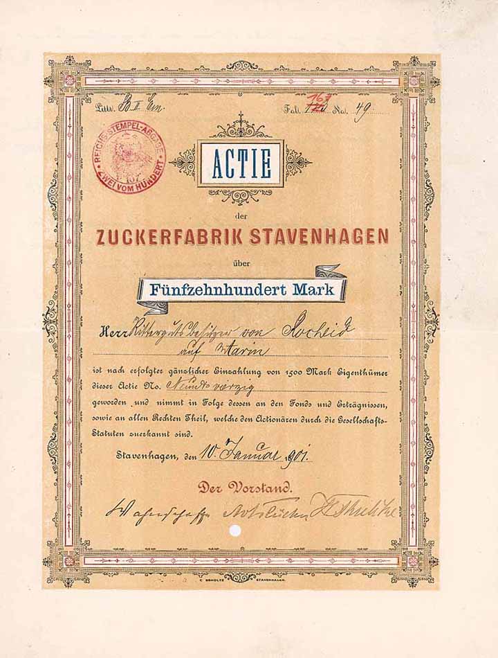 Zuckerfabrik Stavenhagen