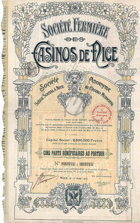 Société Fermière des Casinos de Nice S.A.