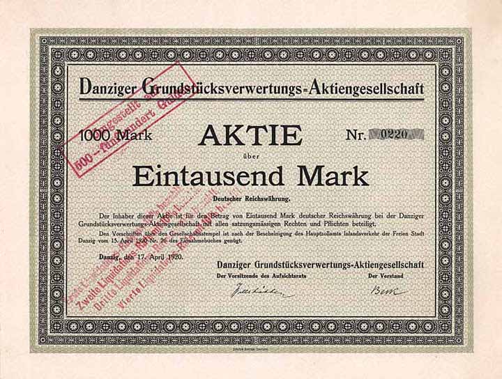 Danziger Grundstücksverwertungs-AG