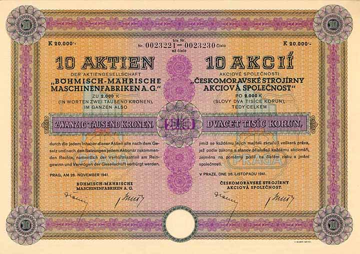 Böhmisch-Mährische Maschinenfabriken AG