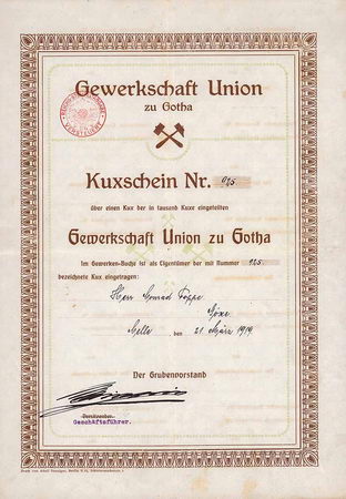 Gewerkschaft Union zu Gotha