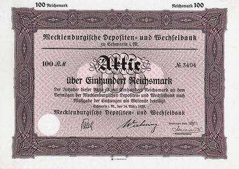 Mecklenburgische Depositen- und Wechselbank
