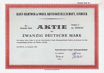 Kant-Hartwig & Vogel AG