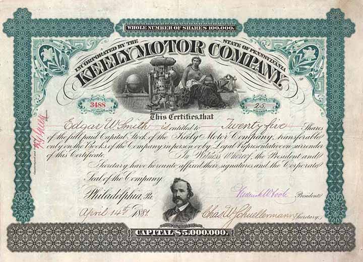 Keely Motor Co.