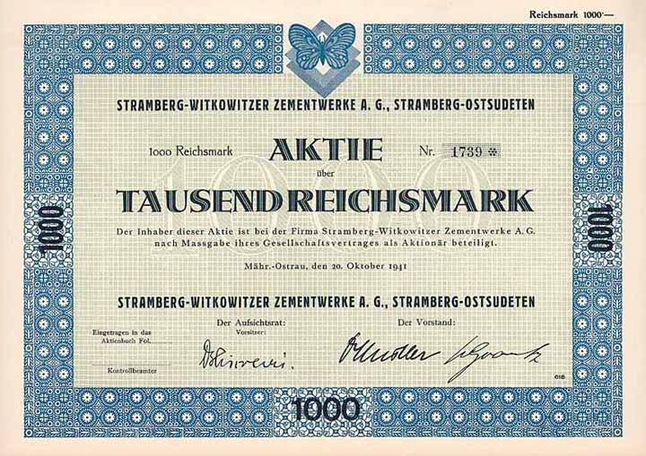 Stramberg-Witkowitzer Zementwerke AG