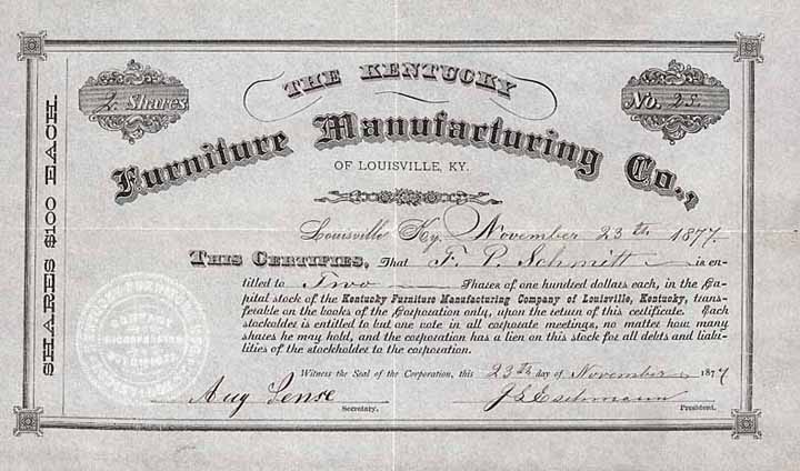 Kentucky Furniture Manufacturing Co.