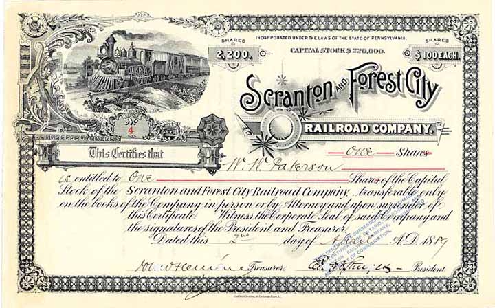 Scranton & Forest City Railroad