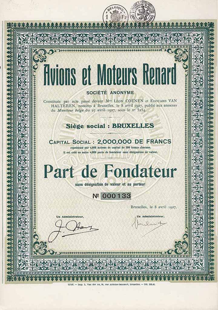 Avions et Moteurs Renard S.A.