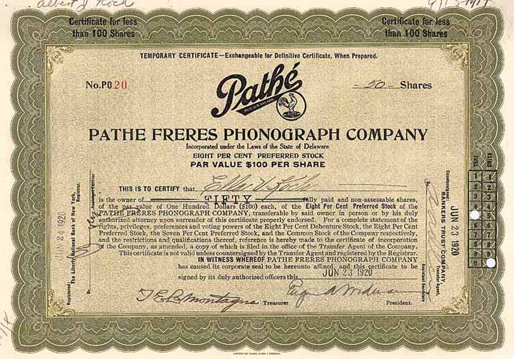 Pathe Freres Phonograph Co.