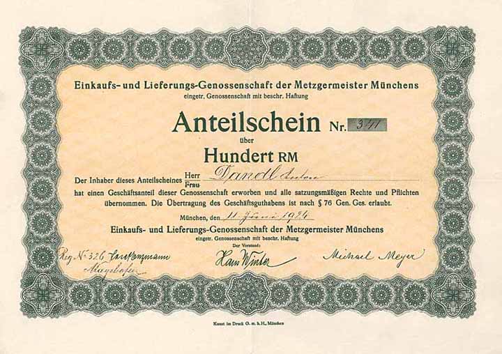 Einkaufs- und Lieferungs-Genossenschaft der Metzgermeister Münchens eGmbH