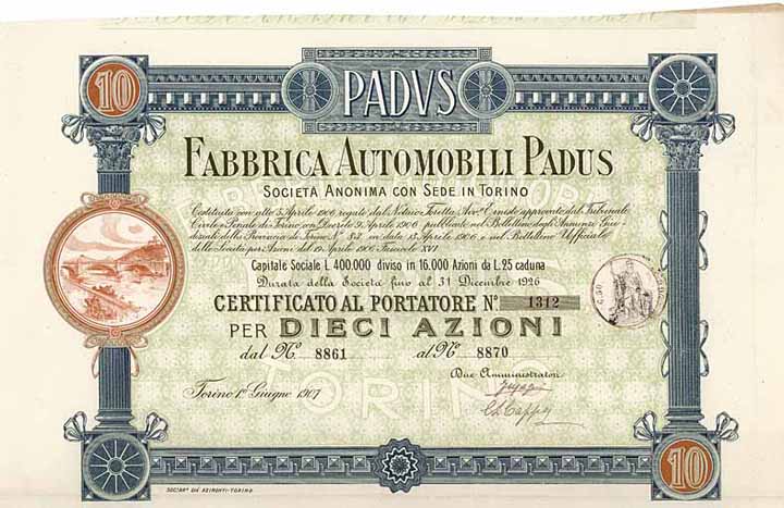 Fabbrica Automobili Padus S.A.