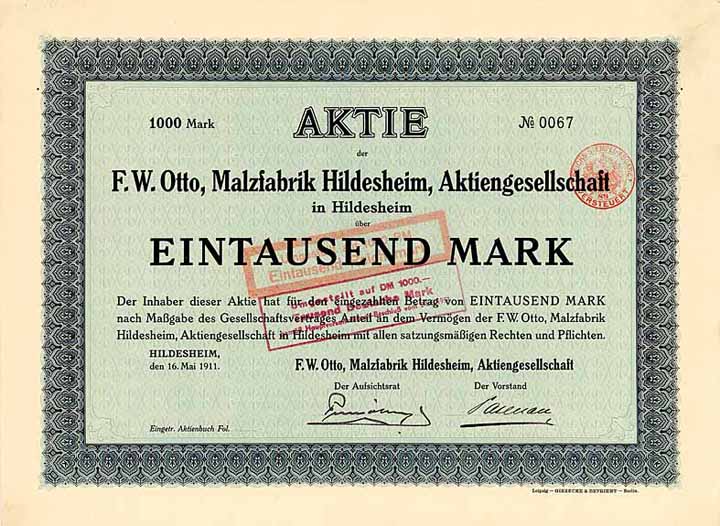 F. W. Otto Malzfabrik Hildesheim AG