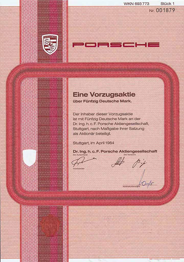 Dr. Ing. h.c. F. Porsche AG