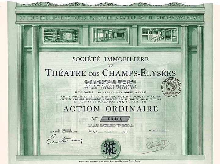 Société Immobilière du Théatre des Champs-Élysées