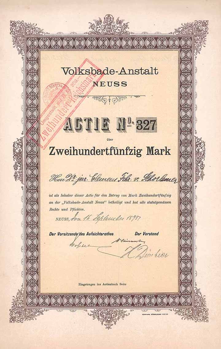 Volksbade-Anstalt Neuss