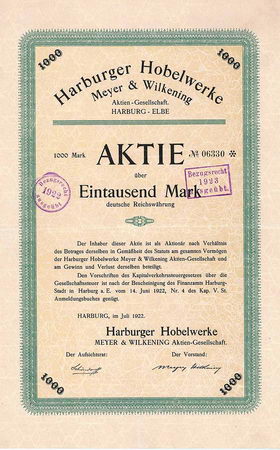 Harburger Hobelwerke Meyer & Wilkening AG