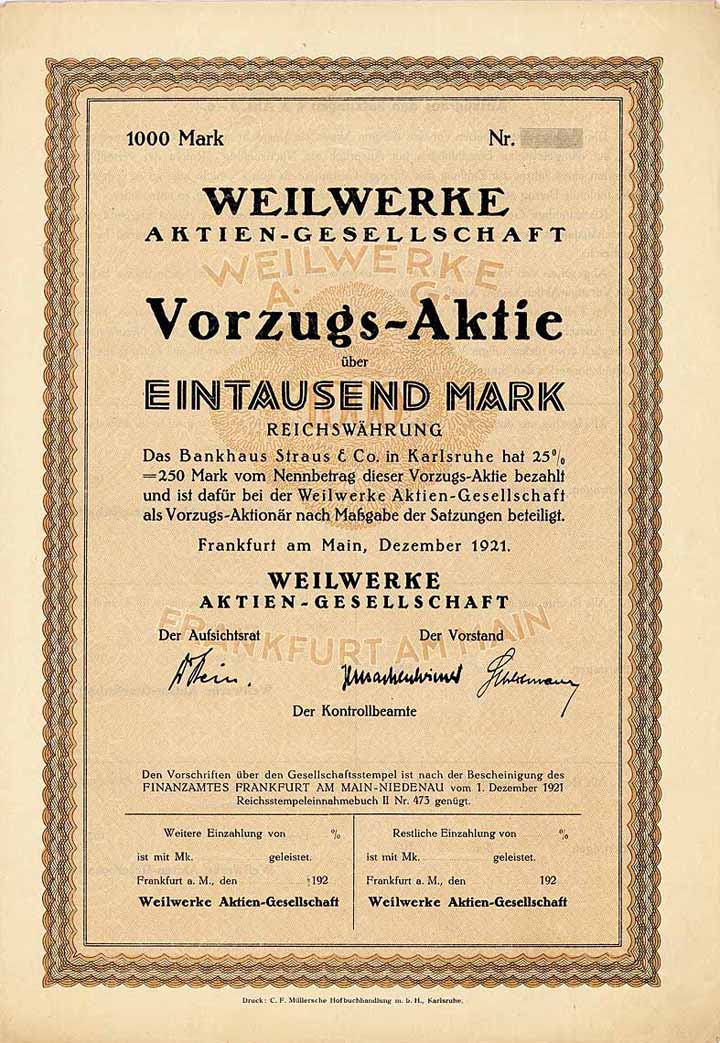 Weilwerke AG