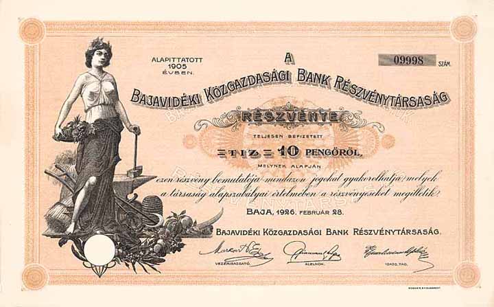 Bajavideker Volkswirtschaftliche Bank AG (Bajavideki Közgazdasági Bank)