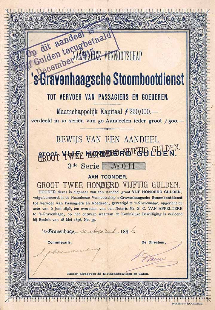 N.V. ‘s-Gravenhaagsche Stoombootdienst