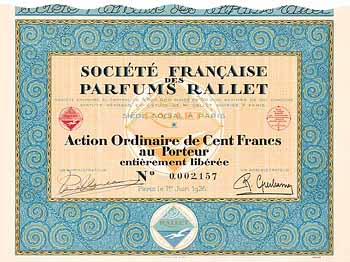 Soc. Francaise des Parfums Rallet S.A.