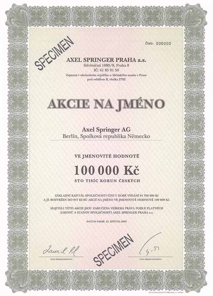 Axel Springer Praha a.s.