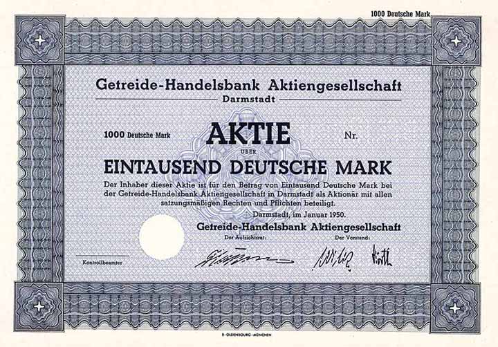 Getreide-Handelsbank AG