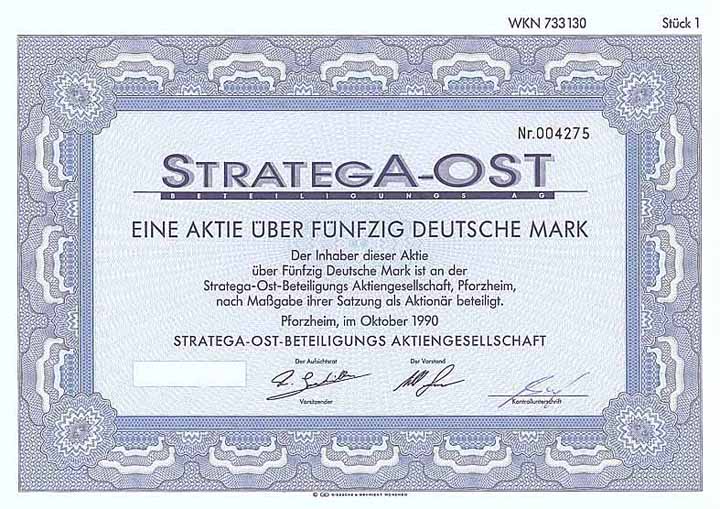 Stratega-Ost Beteiligungs AG