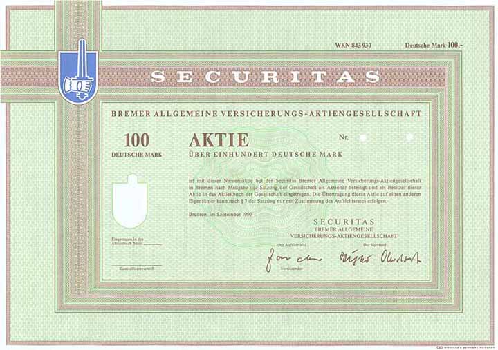 SECURITAS Bremer Allgemeine Versicherungs-AG