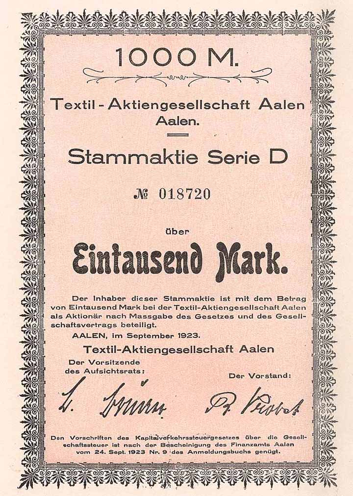 Textil-AG Aalen