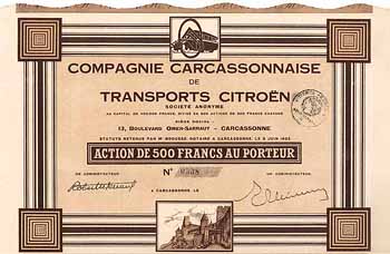 Cie. Carcassonnaise de Transports Citroën S.A.