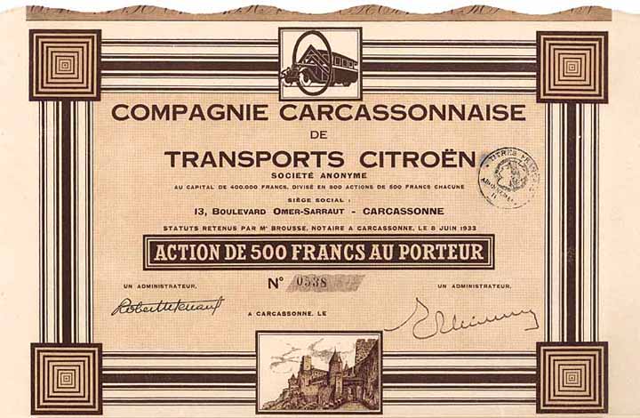 Cie. Carcassonnaise de Transports Citroën S.A.