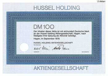 Hussel Holding AG