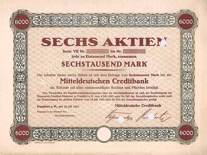 Mitteldeutsche Creditbank