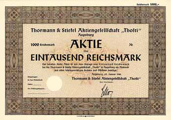 Thormann & Stiefel AG “Thosti”