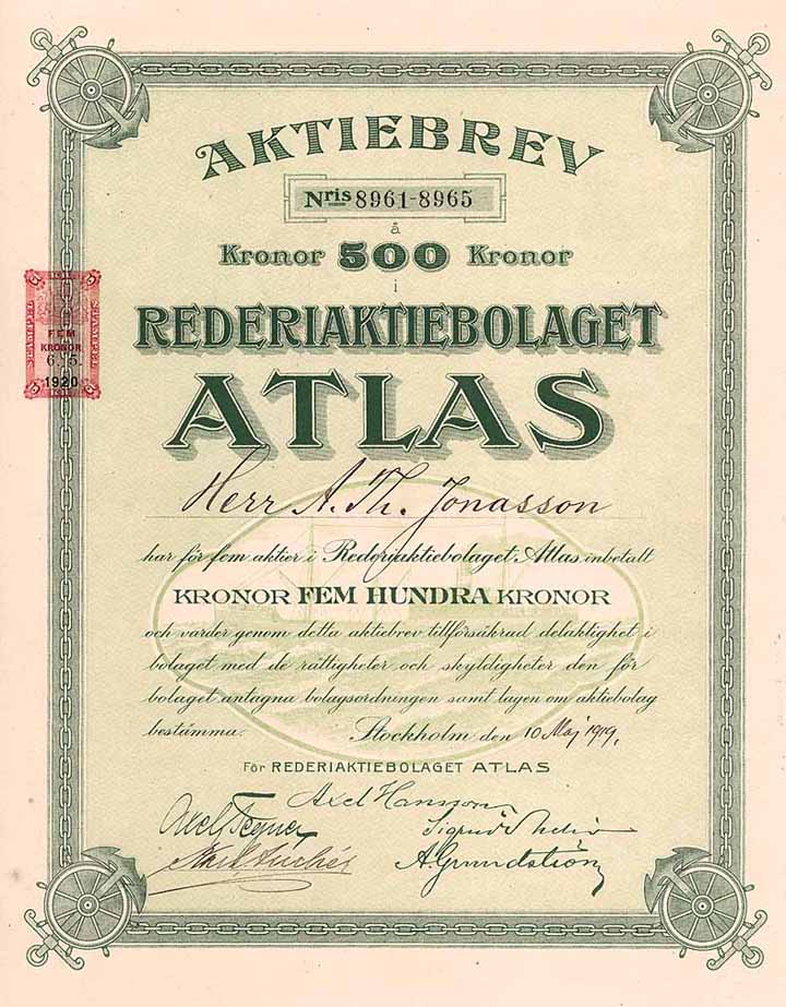 Rederiaktiebolaget Atlas