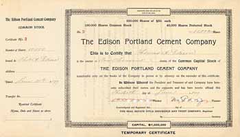 Edison Portland Cement Co.