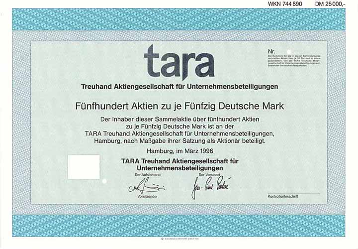 TARA Treuhand AG für Unternehmensbeteiligungen