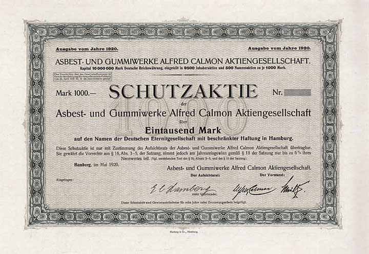 Asbest- und Gummiwerke Alfred Calmon AG