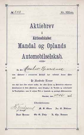 A/S Mandal og Oplands Automobilselskab