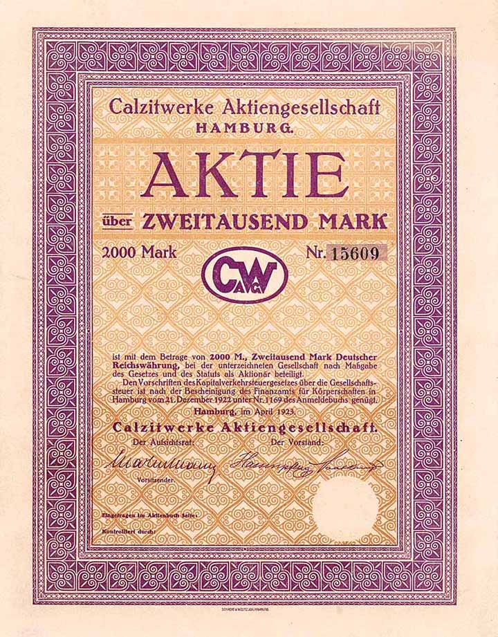 Calzitwerke AG