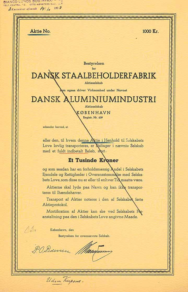 Dansk Staalbeholderfabrik A/S