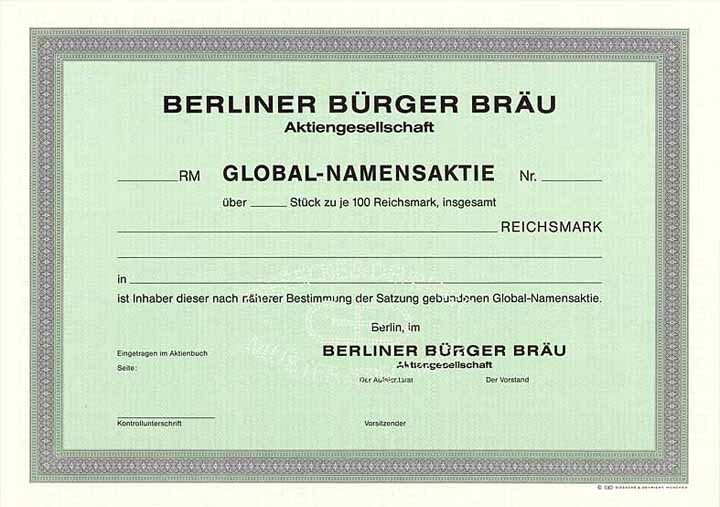 Berliner Bürger Bräu AG