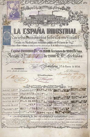 La Espana Industrial S.A. fabril y mercantil