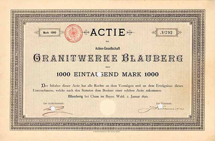 AG Granitwerke Blauberg